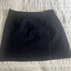 Forever 21 Black A-line Mini Skirt